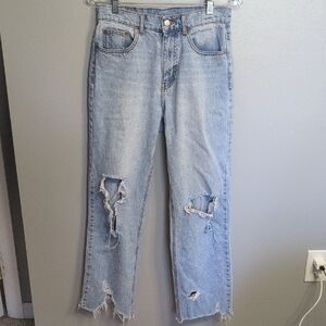 Women's BDG Cowboy Jeans Jeans High-Waisted Distressed Size 28